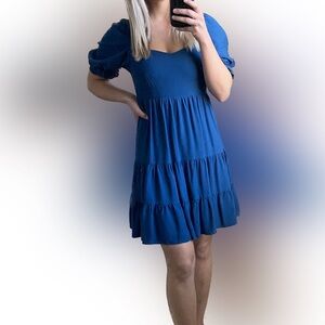 Blue Mini Dress